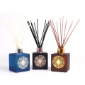 Amber glass bottles fragrance reed stick diffuser set